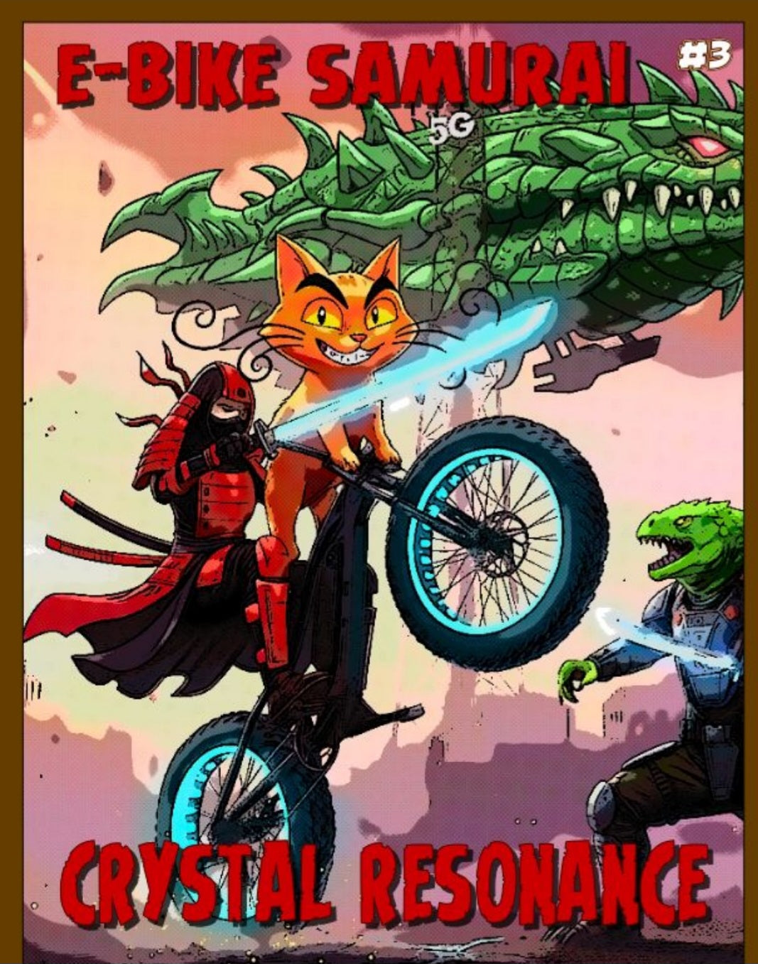 E-Bike Samurai Issue #3, "Crystal Resonance"