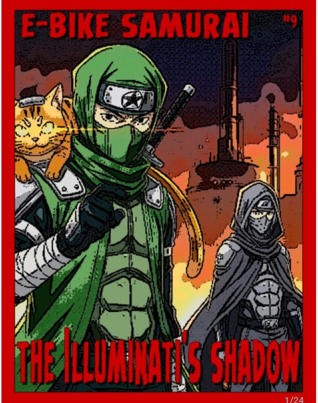 E-Bike Samurai, Issue #9 "The Illuminati's Shadow"