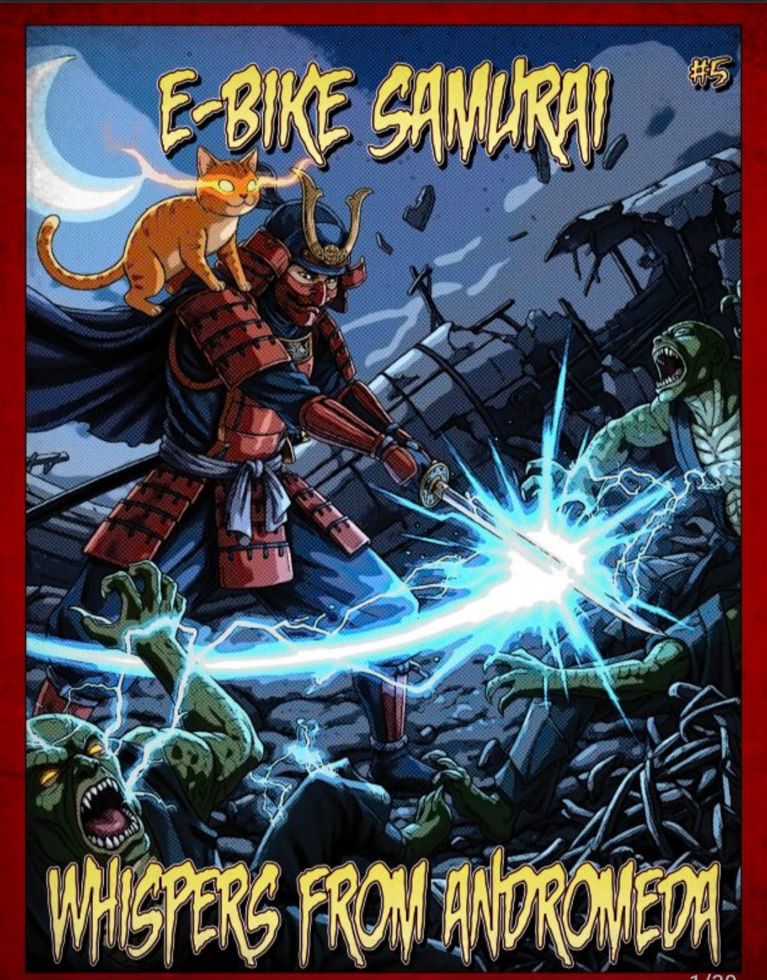 E-Bike Samurai Issue #5, "Whispers From Andromeda"
