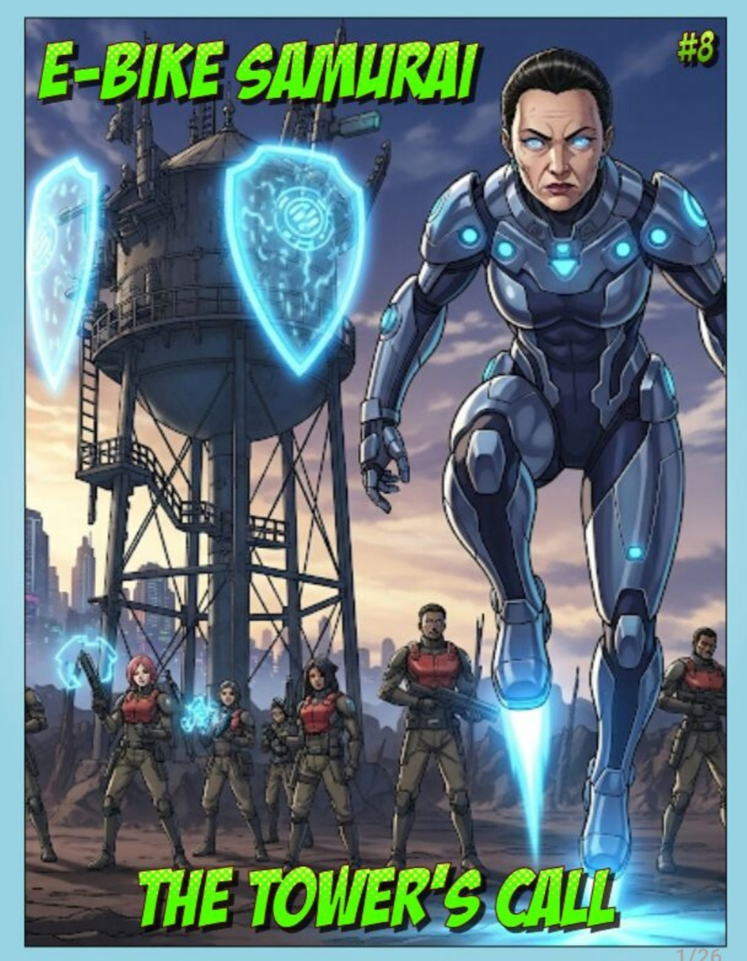 E-Bike Samurai Issue #8, "The Tower's Call"